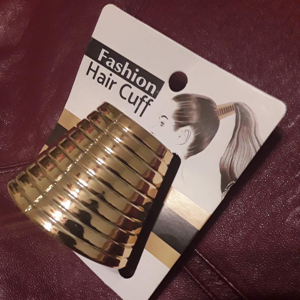 Gold Ponytail Cuff
